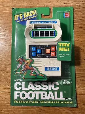 2000 Matel Classic Football Handheld Game New In Original Packaging  • $45