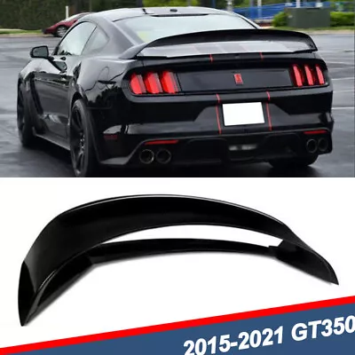 Glossy Black Rear Trunk Spoiler Wing For Ford Mustang GT350 GT350R 2015-2022 US • $132.99