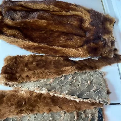 Mink Fur Pelts Muff And Scraps • $12