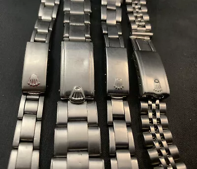 $799.99 • Buy Vintage Rolex Bracelet Lot - Oyster & Jubilee - Watchmaker Estate