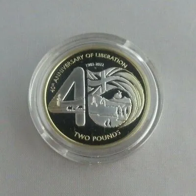 2022 40th Anniv Liberation Of Falklands Silver Proof £2 Coin ONLY 199 Box/COA • £129.99