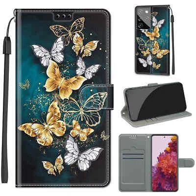 $15.39 • Buy For Samsung Galaxy S21 S20 S10 S9 S8 Ultra Plus FE Pattern Leather Wallet Case