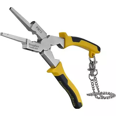 Strong Hand Tools PM12 Deluxe MIG Welding Plier 8  Rounded & Flat Face Hamm... • $30.65