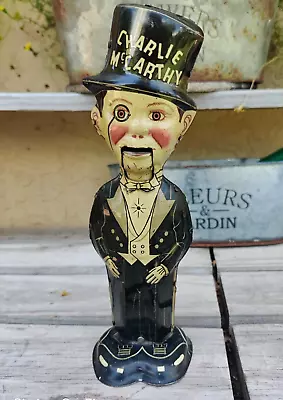  Charlie McCarthy  Tin Animated Toy - Manufactured By Marx -  Circa 1938 • $90