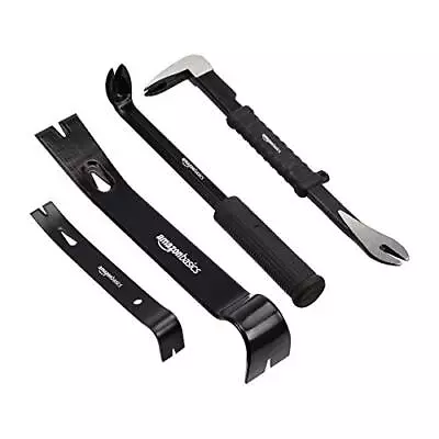 Pry Bar/Nail Puller 4 Piece Set Black • £17.99