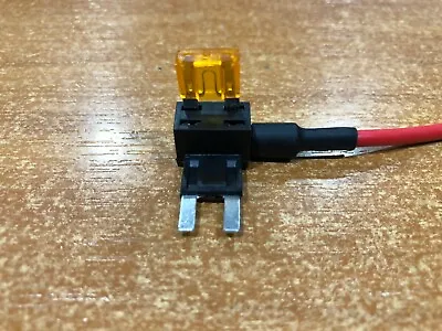 $4.50 • Buy Add A Circuit Fuse Tap Mini Blade Fuse Holder ATM APM Type X 1 Plus 5 AMP Fuse
