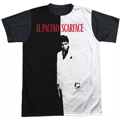 Scarface Big Poster Adult Halloween Costume T Shirt (Black Back) S-3XL • $19.99