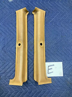 1975-1985 Volvo 242 240 244 B Pillar Trim Tan Pair Left Right LH RH #1664M • $89.99