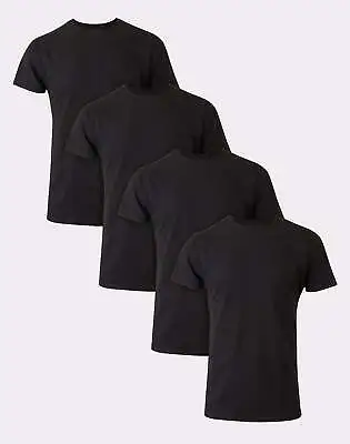 Hanes Men's T-Shirt 4-Pack Tee Ultimate Big Man Cool Comfort FreshIQ Crewneck • $27.58