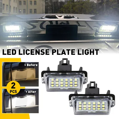 2X Full LED Rear Bumper License Plate Light Lamp For 2012-2019 Toyota Prius C • $10.99