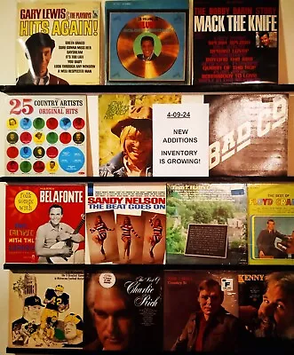 $3 EACH PREMIUM-VINTAGE-DISCOUNT-VINYL-LOT (1960s-80s ALL GENRE) UPD: 04-12-24 • $3