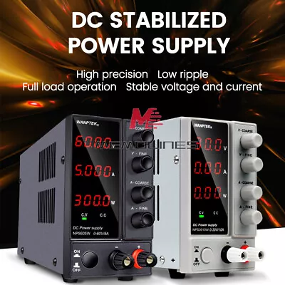 Adjustable DC 30V10A 60V5A Voltage Regulator Stabilizer Switching Power Supply • $125.03