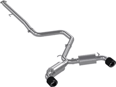 MBRP 3'' Cat-Back SS Exhaust Dual Exit W/Carbon SS Tip For Hyundai Veloster N • $1049.99