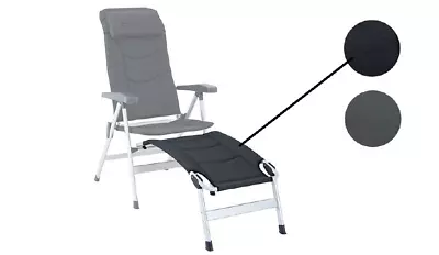 Isabella Dark Grey Footrest For Thor Loke Odin And Beach Chair Caravan Camping • £45.60