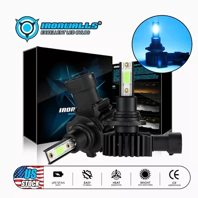 9006 HB4 LED Headlight Low Beam Bulbs 8000K ICE Blue 2200W 330000LM High Power • $15.29