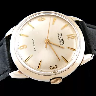 Vintage Men's Gruen Autowind Cal 580 SS Ref 580SS-208 Wrist Watch • $40
