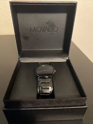 Movado Sapphire 39 Mm Black PVD-finished Stainless Steel • $1000