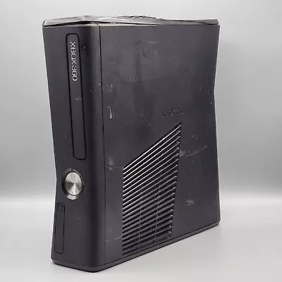 Xbox 360 S Slim Black Console Only Model 1439 For Parts Or Repair AS IS Broken • $16.99