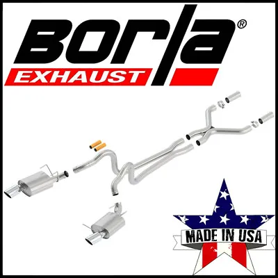 Borla ATAK 2.75  Cat-Back Exhaust System Fits 2013-2014 Ford Mustang GT 5.0L V8 • $1897.99