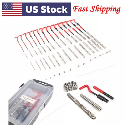 Metric Thread Repair Tool Insert Kit M5 M6 M8 M10 M12 M14 Car Pro Coil W/ Box US • $14.61