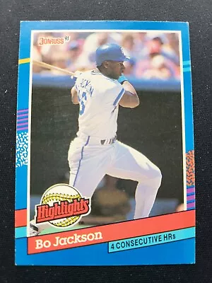 1991 Donruss Bo Jackson HIGHLIGHTS Card #BC-10 • $1.99