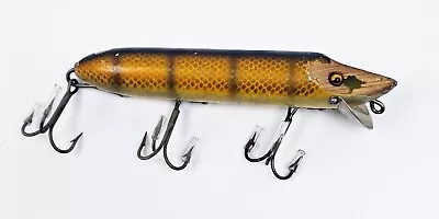 Heddon 7550 Musky Vamp Lure Pike Scale MI C 1920s • $9.99