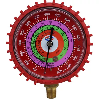 Manifold Gauge High Uniweld R-410a/R-22/R-404a Psi/Fahrenheit G529ld • $19.80