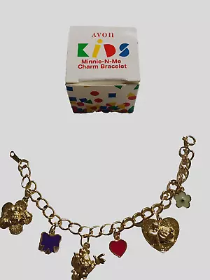 Disney Avon  Minnie Mouse Charm Bracelet Minnie-n-me 1993 In Box 1993 • $5.99