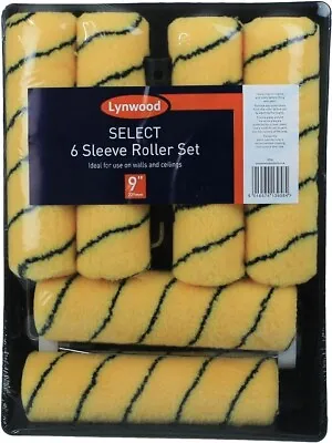 Lynwood 9  Select  6 Sleeves Paint Roller Tray Decoration Set Walls & Ceilings • £9.89