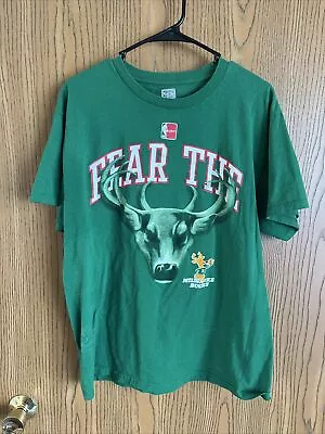 Vintage Hardwood Classics Milwaukee Bucks Fear The Deer Shirt Large • $14.99