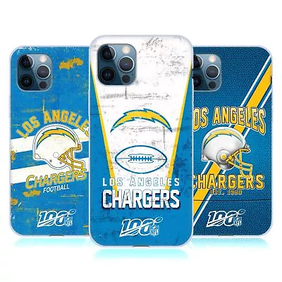 OFFICIAL NFL LOS ANGELES CHARGERS LOGO ART SOFT GEL CASE FOR APPLE IPHONE PHONES • £17.95