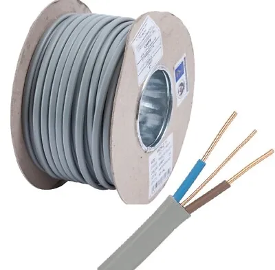 TWIN AND EARTH CABLE LIGHTING SOCKET WIRE WIRING T&E GREY 1.5mm 2.5mm 6mm 10mm • £585.99