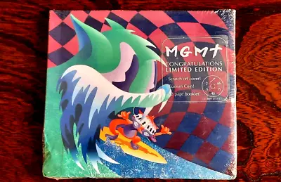 MGMT – Congratulations - Limited Edition W Coin & Music CD 32-pg Booklet SEALED • $17.98