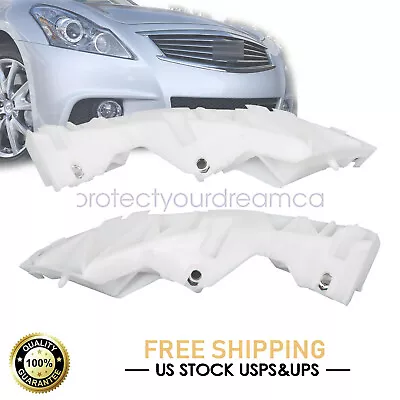 New Front Bumper Stiffener Pair For 2007-15 INFINITI G37 Driver & Passenger Side • $61.45