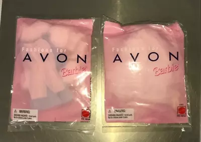 Set Of 2 Packages Avon Barbie Fashions #17667 & $17670. 1996  Sealed • $22.50