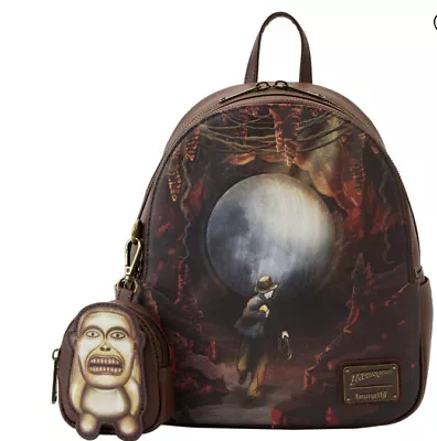 Indiana Jones Raiders Of The Lost Ark Mini Backpack With Coin Purse Loungefly • $60