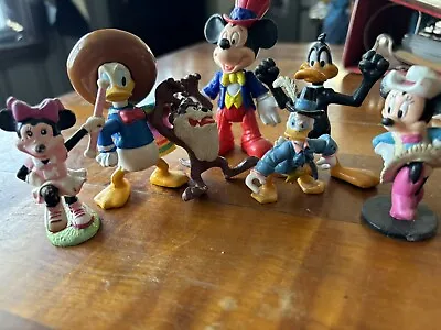 Disney PVC Figures Toys Cake Toppers Mickey Minnie Mouse Taz Donald Duck Daffy • $5.99