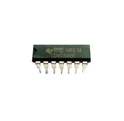 CD40106BE Integrated Circuit HEX SCHMITT TRIGGER - Qty 5 Pcs • £3.50