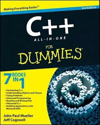 C++ All-In-One For Dummies [With CDROM] By Mueller John Paul; Cogswell Jeff • $5.95