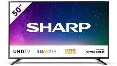 £314.95 • Buy Sharp 50  Inch Smart 4K Ultra HD HDR UHD LED TV - Freeview Play - Netflix - HDMI