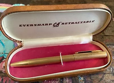 VIntage Eversharp CA Retractable Gold Pen In Box • £23.75