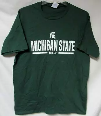 Michigan State Spartans Golf Men's Size Large Short Sleeve T-Shirt A1 5410 • $16.99