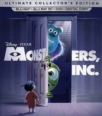 Monsters Inc. [Five-Disc Ultimate Collector's Edition] [Blu-ray 3D / Blu • $12.93