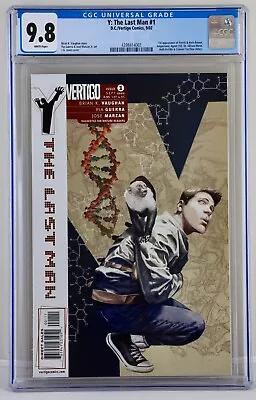 Y: The Last Man #1 CGC 9.8 Near Mint / Mint Key Comic 2002 - Hard To Find - • $369