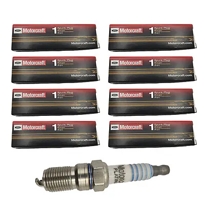 NEW Set 8 PLUG FOR Ford Motorcraft Platinum Spark Plugs SP-493 AGSF32PM • $37.51