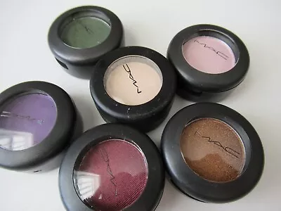 MAC EYESHADOWS * Lot Of 6 * NEW * 1.5oz Each Green Pink Amber Purple Cranberry+1 • $69.99