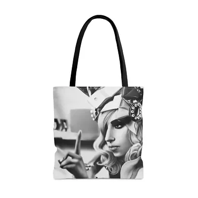 Lady Gaga Large Tote Carry Travel Bag School Book Yoga Craft Kid Baby Gift Idea • £25.62