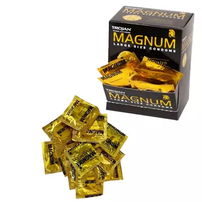 Trojan Magnum Large Bulk Condoms (Choose Qty) • $19.90