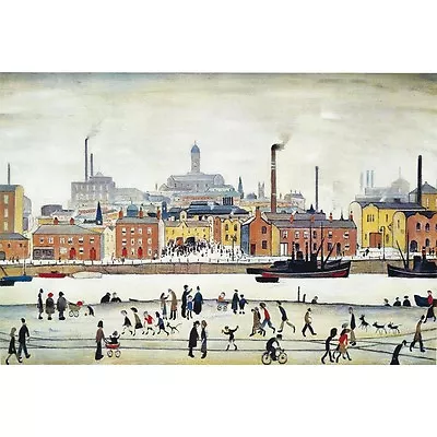 Northern River Scene - L S Lowry Print • $44.80