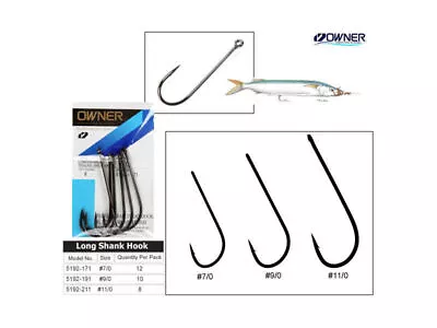 Owner Longshank Ballyhoo Hooks • $12.99